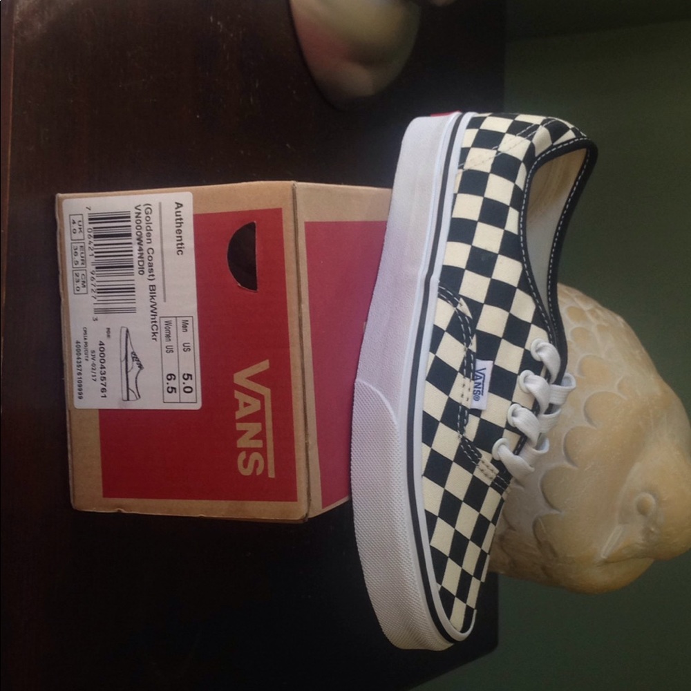 Authentic (Golden Coast) Blk/Whtckr Vans